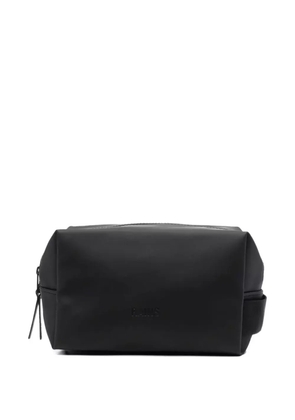 Rains zip-up wash bag - Black