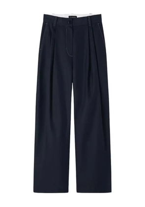 Lee Mathews pleat-detail trousers - Blue