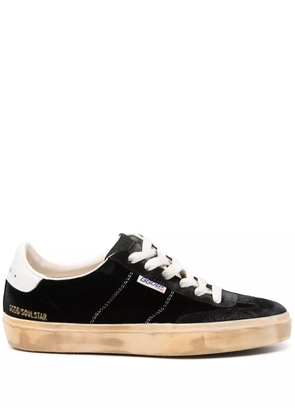 Golden Goose Soul-Star velvet sneakers - Black