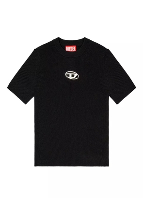 Diesel crew-neck ribbed T-shirt - Black