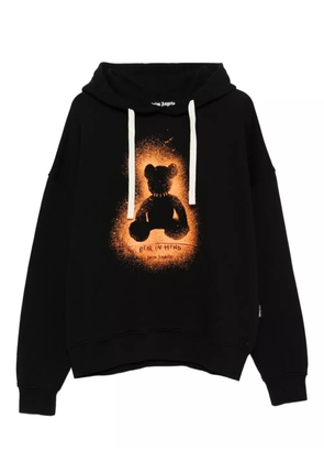 Palm Angels spray-effect hoodie - Black