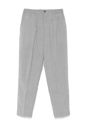 The Editor mélange-effect trousers - Grey