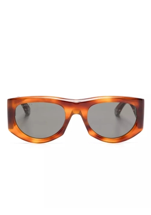 Gucci Eyewear rectangle-frame sunglasses - Brown
