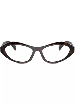 Prada Eyewear PR A21V glasses - Brown