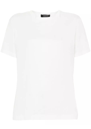 Fabiana Filippi panelled cotton T-shirt - White