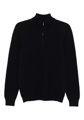 Drumohr high-neck zip-up sweater - Blue