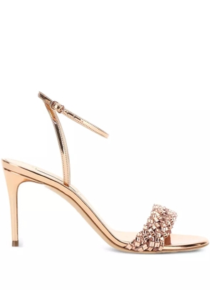 Casadei embellished sandals - Gold