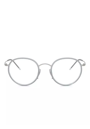Giorgio Armani round-frame glasses - Silver