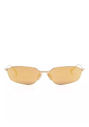Balenciaga Eyewear geometric-frame sunglasses - Gold