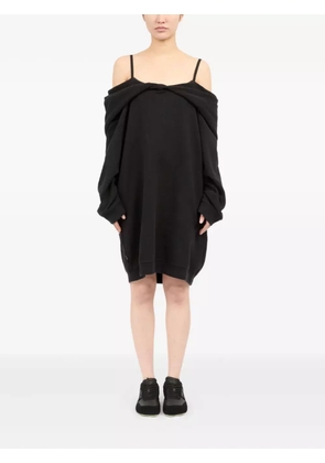 MM6 Maison Margiela sleeveless twisted mini dress - Black