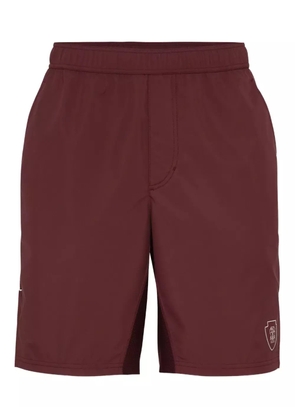 Brunello Cucinelli elastic-waist panelled shorts - Red
