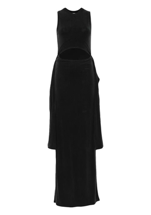 Balmain ribbed maxi dress - Black