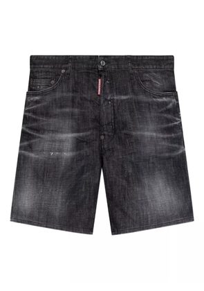 DSQUARED2 cotton shorts - 900 BLACK
