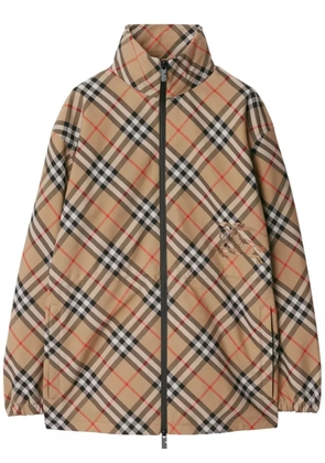 Burberry checked jacket - Neutrals