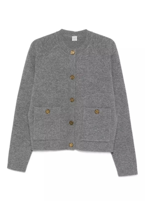 TOTEME buttoned patch-pocket cardigan - Grey