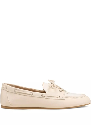Stuart Weitzman Tinsley leather boat shoes - Neutrals