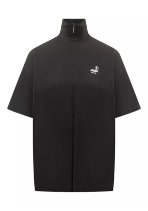MSGM half-zip T-shirt - Black