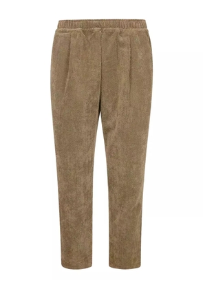 Family First corduroy pleated trousers - Brown