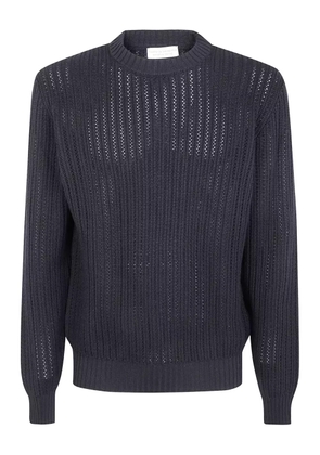 Filippo De Laurentiis open-knit sweater - Black