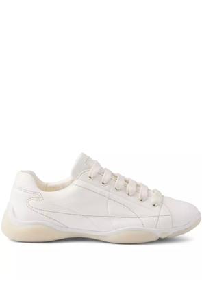 Prada leather sneakers - Neutrals