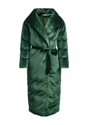 alice + olivia Ima tie-belt puffer coat - Green
