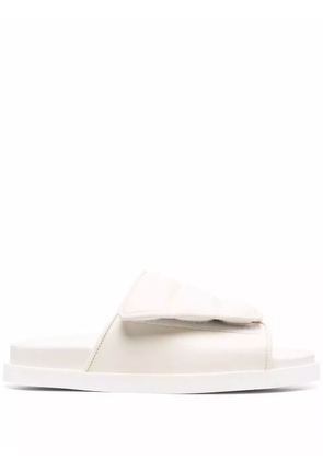 GIABORGHINI padded slip-on sandals - Neutrals