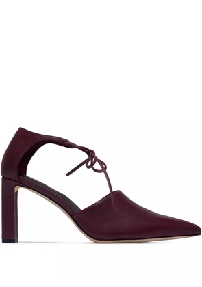 Bernardo Bernardo 1946 82mm Siena lace-up pumps - Purple