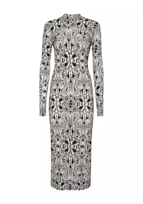 Philipp Plein Gothic Plein midi dress - Black