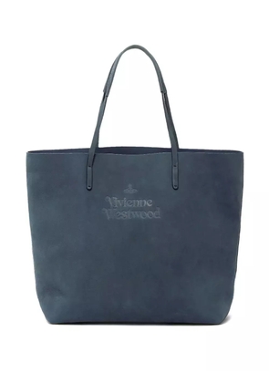 Vivienne Westwood embossed shoulder bag - Blue