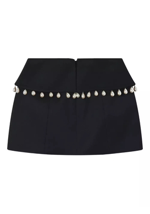 Kimhekim pearl-embellished mini skirt - Black