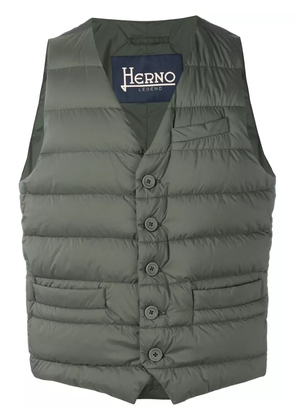 Herno padded fitted gilet - Green