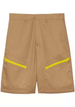 MSGM contrasting-trim shorts - Neutrals