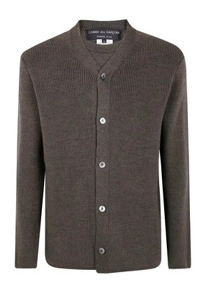 Comme des Garçons Homme Plus wool cardigan - Brown