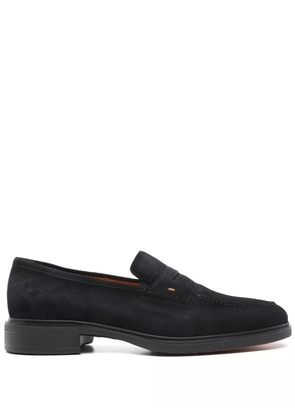 Santoni suede loafers - Blue
