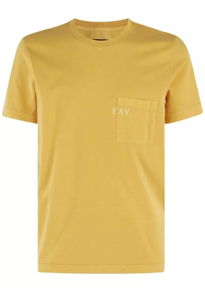 Fay patch pocket t-shirt - Orange
