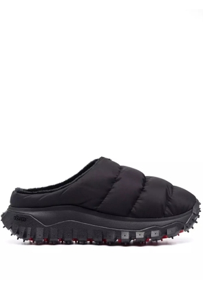6 MONCLER 1017 ALYX 9SM faux fur-lined quilted sliders - Black
