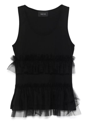 Simone Rocha tutu-hem tank top - Black