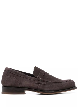 Tricker's suede loafers - Brown