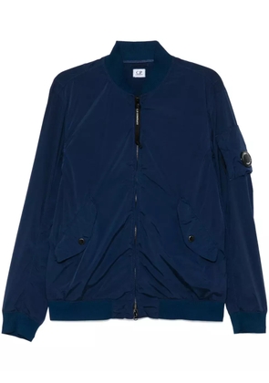 C.P. Company Lens-detail bomber jacket - Blue