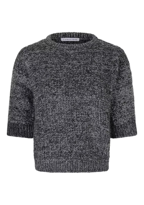 Caractère ribbed-trims sweater - Grey