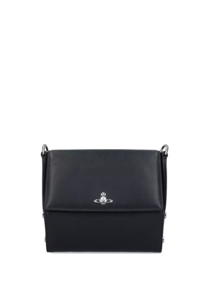 Vivienne Westwood Orb-plaque shoulder bag - Black