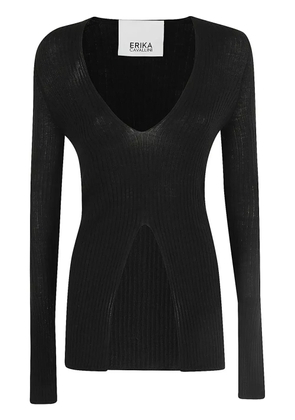 Erika Cavallini virgin wool jumper - Black