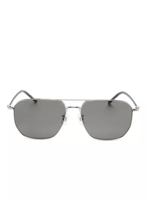 Montblanc pilot-frame sunglasses - Black