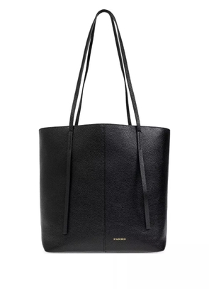 By Malene Birger Edel textured leather tote bag - Black