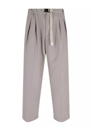 White Sand pleated belted trousers - Neutrals