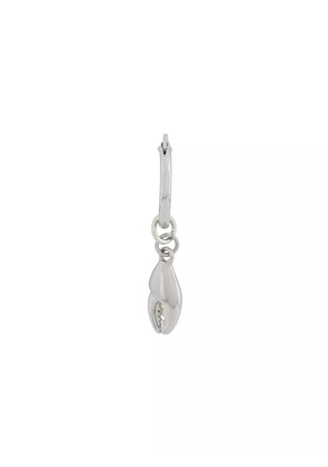 True Rocks crab claw single earring - Silver