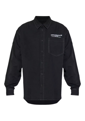 Versace Jeans Couture logo-print shirt - Black
