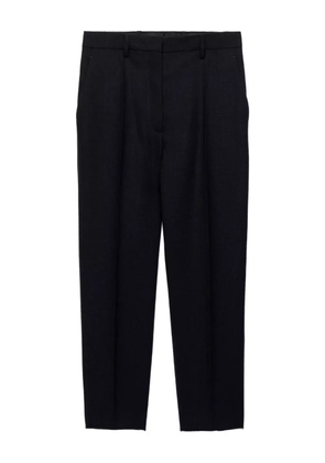 Prada rush-stitch wool trousers - Blue