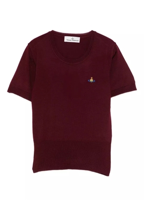 Vivienne Westwood orb-detail short-sleeve top - Red