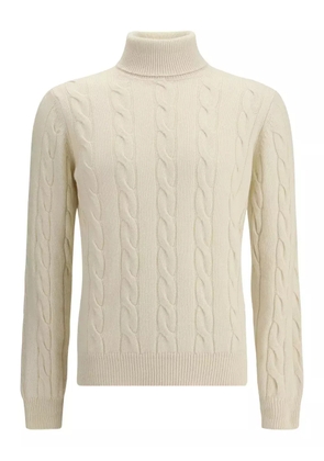 Aragona cable-knit sweater - Neutrals